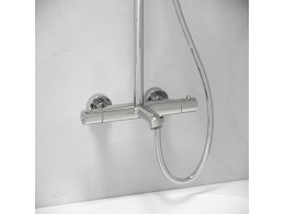 Душевая система Sancos Гейм (Game) с термостатом хром, SC3001LCH